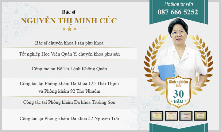 Bác Sĩ CK I Phụ Sản Nguyễn T. Minh Cúc