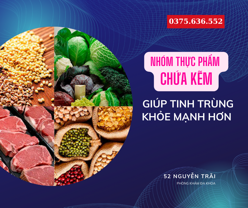 thực phẩm chứa kẽm