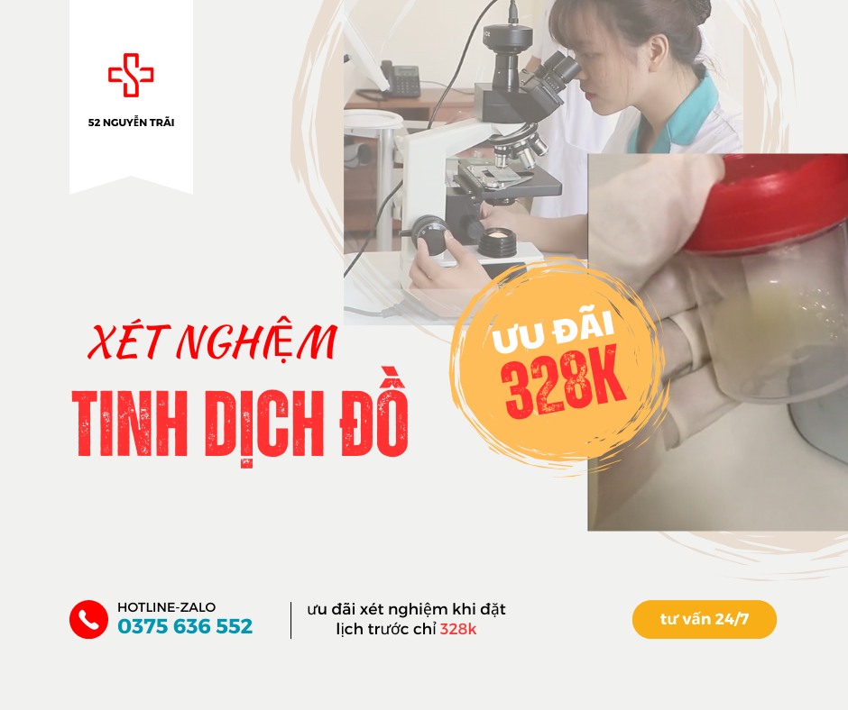 xét nghiệm tinh dịch đồ 328k